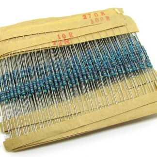 Resistor Kit 600 Pcs 1/4W
